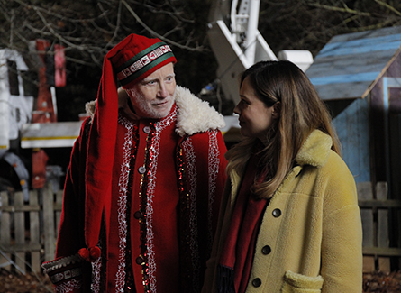 Save Christmas Valeria Bilello con Richard Dreyfuss, dietro le quinte